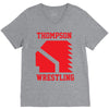 Thompson High School Wrestling (Vision Quest) V-Neck Tee
