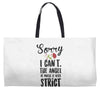 sorry i can't the angel of music is very strict Weekender Totes