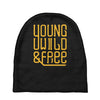 young wild and free Baby Beanies