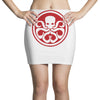 red skull logo avengers marvel comics gift Mini Skirts