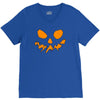 scary pumpkin face halloween V-Neck Tee