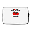 from my head tomatoes Laptop sleeve