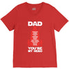 dad you're my hero V-Neck Tee