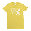 swole train Ladies Fitted T-Shirt