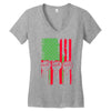fist raised and proud! Women's V-Neck T-Shirt