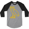 drake, ovoxo owl 3/4 Sleeve Shirt
