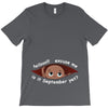 September Peeking Out Baby Boy T-Shirt