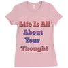 life is all Ladies Fitted T-Shirt