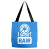i shoot raw photography camera photograph Tote Bags