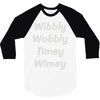 wibbly w0bbly 3/4 Sleeve Shirt