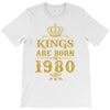 kings are born in 1980 T-Shirt