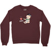 Cute Baby Painter's Mom Love Crewneck Sweatshirt