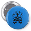 space princess skull Pin-back button