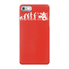 evolution of a drummer iPhone 7 Case
