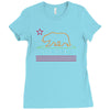 neon sign california Ladies Fitted T-Shirt