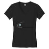 fish hooded Women's V-Neck T-Shirt