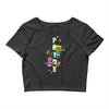 Pride Floral LGBT Colors Crop Top