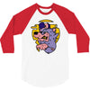 loup de cartoon 3/4 Sleeve Shirt