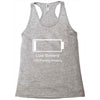 low battery Racerback Tank
