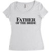 father of the bride Women's Triblend Scoop T-shirt