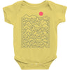mountain line Baby Onesie