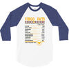 Virgo Facts Zodiac 3/4 Sleeve Shirt