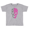 two coloured skull Toddler T-shirt
