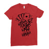 joker hahaha Ladies Fitted T-Shirt