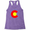 colorado flag Racerback Tank