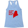 funny maine state Racerback Tank