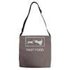 fast food funny Adjustable Strap Totes