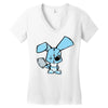 evil rabbit Women's V-Neck T-Shirt