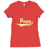 papa Ladies Fitted T-Shirt