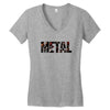 IM METAL Women's V-Neck T-Shirt