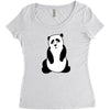 crying panda Women's Triblend Scoop T-shirt