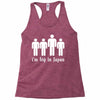 i'm big in japan Racerback Tank