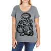 snake and tiger Ladies Curvy T-Shirt