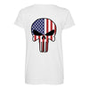 skull u.s.a. back Maternity Scoop Neck T-shirt