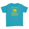 ugly sweater party beer bear funny Youth Tee