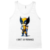i don't do mornings Tank Top