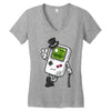 old gameboy Women's V-Neck T-Shirt