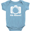 oh shoot camera Baby Onesie