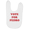 vote for pedro film retro napoleon classic sticker transfer iron on Baby Bibs