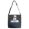 dads army stupid boy Adjustable Strap Totes