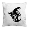 fangs dragon Throw Pillow