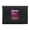 quens are born in january Accessory Pouches