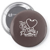 girls fish too only prettier Pin-back button
