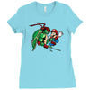 raphael meets mario Ladies Fitted T-Shirt