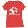 always late worth wait funny turtle tee Ladies Fitted T-Shirt