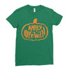 happy halloween 4 Ladies Fitted T-Shirt